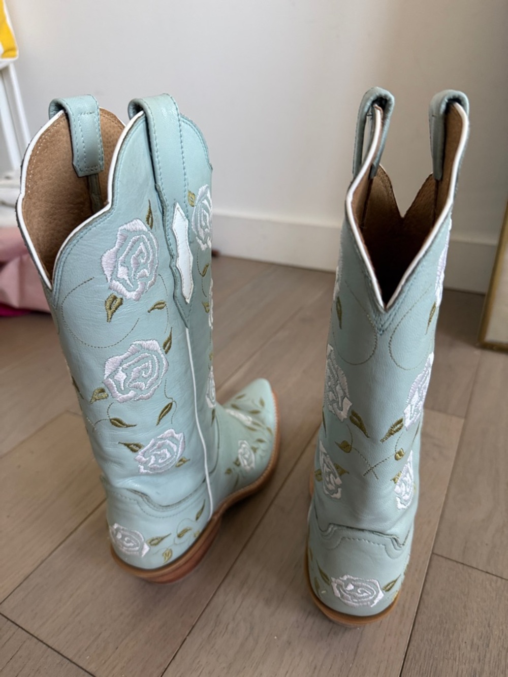 Lucchese floral cowboy boots - Picture 5 of 7